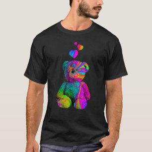 Camiseta Teddy Teddy Bear Trippy Colorful Teddy con