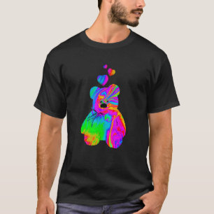 Camiseta Teddy Teddy Bear Trippy Colorful Teddy con