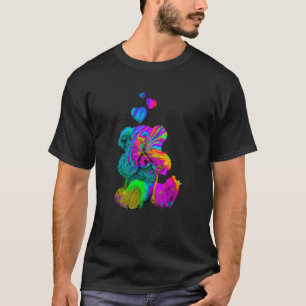 Camiseta Teddy Teddy Bear Trippy Colorful Teddy con