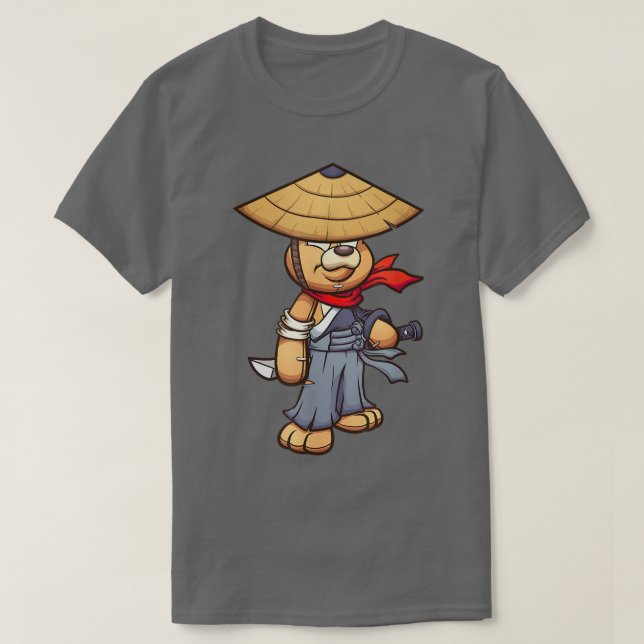 Camiseta Teddy Tender Master en Samurai de Tendrum Island (Diseño del anverso)