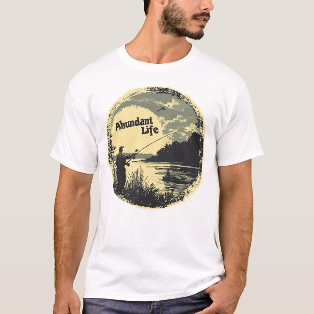 Camiseta Tee Abundant Life Fishing (Front) (Anverso)