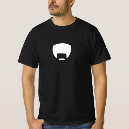 Camiseta Tee Afro-Stache Negro