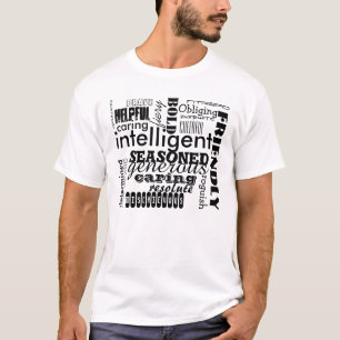 Camiseta Tee amistoso inteligente valiente