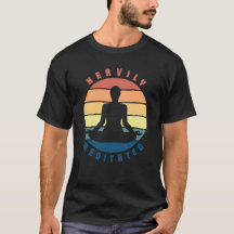 Tee arco iris retro muy meditado
