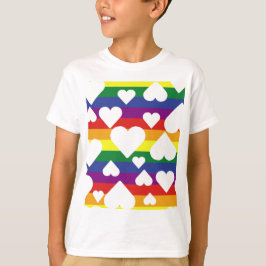 Camiseta Tee arcoiris gráfico