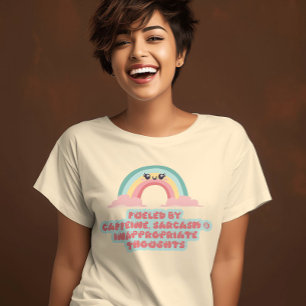 Camiseta Tee arcoiris sarcástico