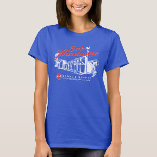 Camiseta Tee azul para mujeres de roble