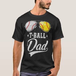 Camiseta Tee Ball Dad Orgulloso Padre Del Jugador De Bolas