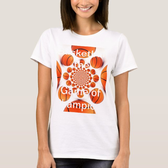 Camiseta Tee Bella Canvas de Baloncesto Femenino (Anverso)