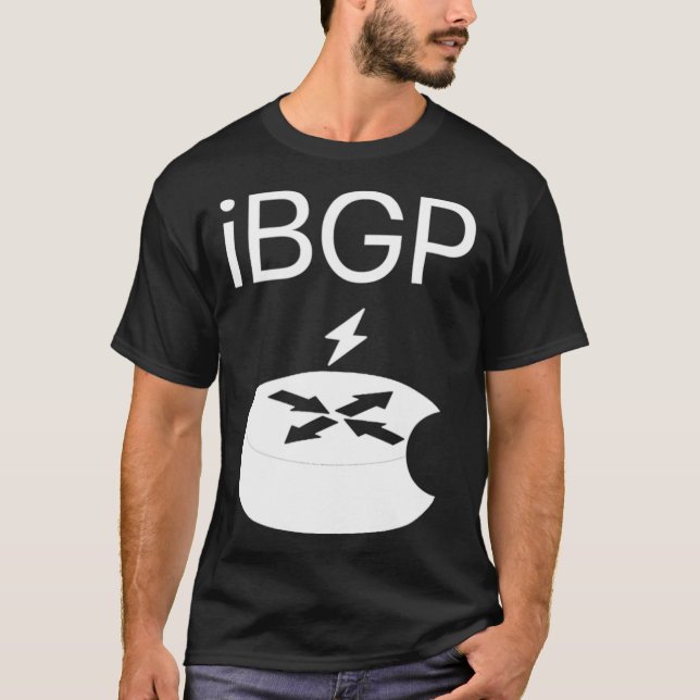 Camiseta Tee BGP de Ingeniería de Red iBGP (Anverso)