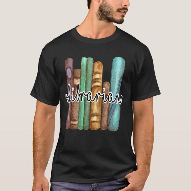 Camiseta Tee bibliotecario (Anverso)