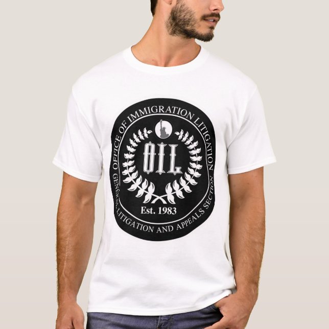 Camiseta Tee blanco masculino - Logotipo oscuro (Anverso)