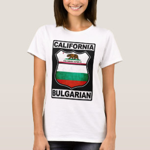 Camiseta Tee búlgaro americano de California