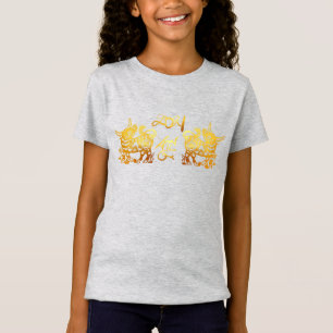Camiseta Tee Chica chino de Año Nuevo 2021 de Golden Ox