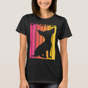 Camiseta Tee Chihuahua, Perro de la Vintage de la Shirage, 