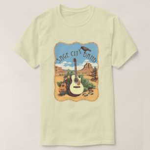 Camiseta Tee con el diseño de banda de Sage City.