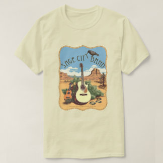 Camiseta Tee con el diseño de banda de Sage City.