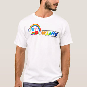 Camiseta Tee con el logotipo del Bowl de la Liga de boliche