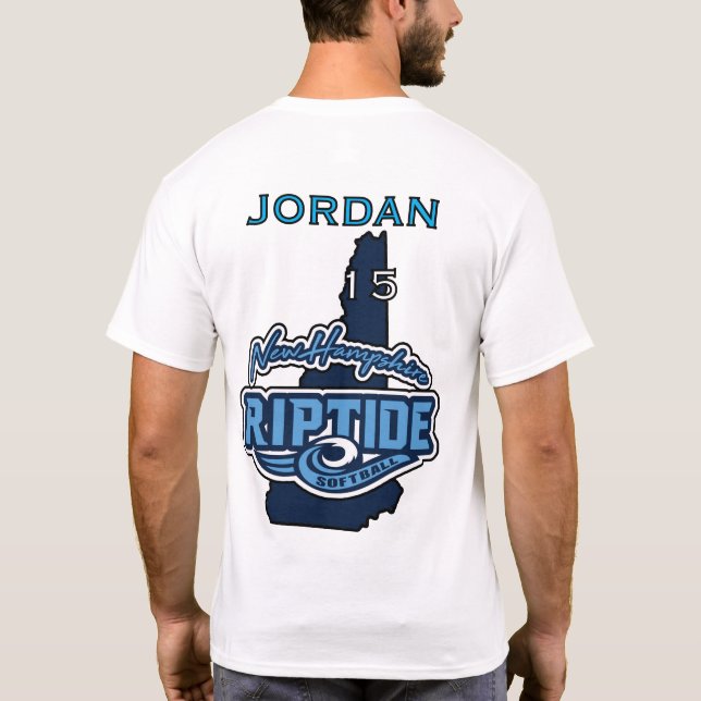 Camiseta Tee con nombre y número personalizados (Reverso)