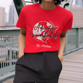 Camiseta Tee con temática de Aventura de moda personalizada