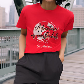 Camiseta Tee con temática de Aventura de moda personalizada