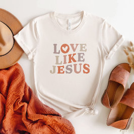 Camiseta Tee cristiano, amor como Jesús