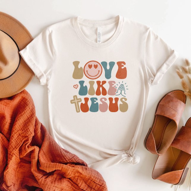 Camiseta Tee cristiano, amor como Jesús (Subido por el creador)