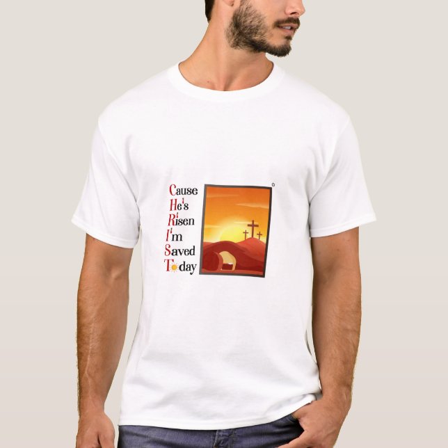 Camiseta Tee de Acrónimo de Cristo de los hombres (Anverso)