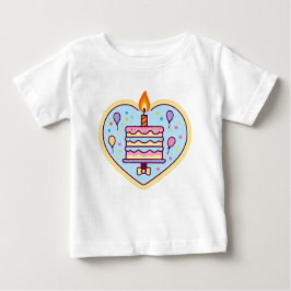 Camiseta - Tee de algodón suave con cumpleaños úni