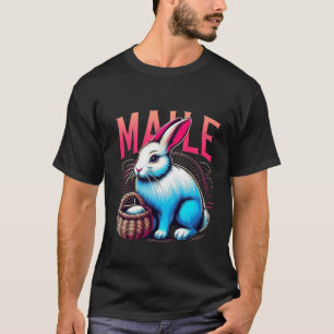 Camiseta Tee de Amante Conejo Cuto: Conejo Suave y Adorable