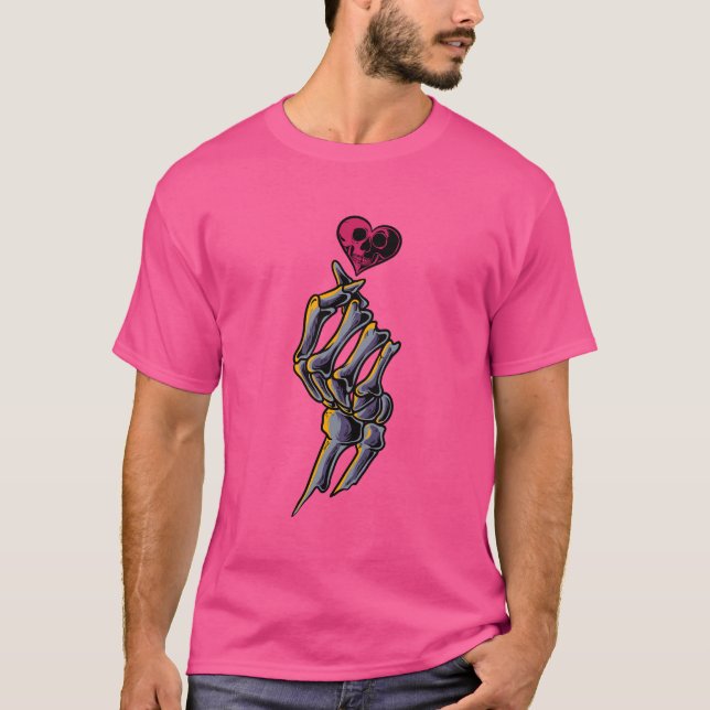 Camiseta Tee de amor y mortalidad - Por los valientes (Anverso)