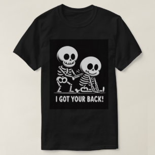 Camiseta Tee de apoyo de la tripulación de Skeleton: ¡Te te