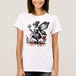 Camiseta Tee de arte de hadas encantadas - Ventilador capri