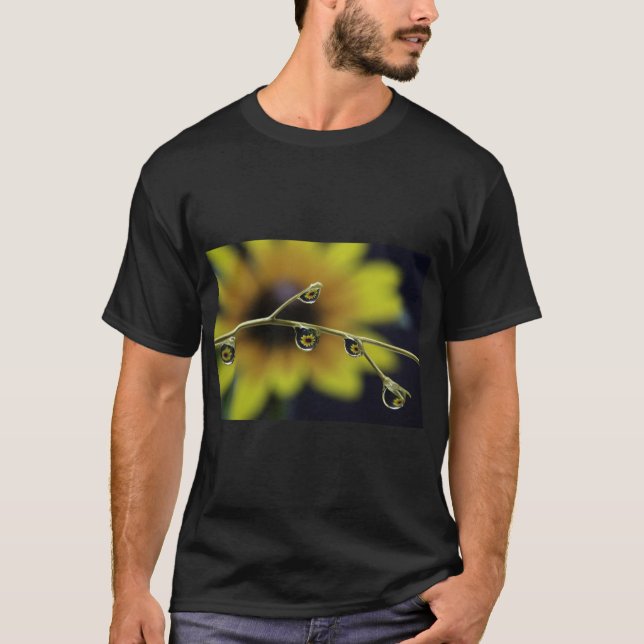 Camiseta Tee de arte de reflejos y gotas (Anverso)