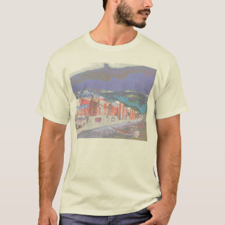 Camiseta Tee de arte gráfico del tren