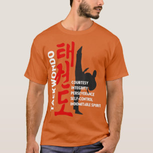 Camiseta Tee de artes marciales de Taekwondo