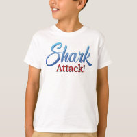 Tee de ataque de tiburón