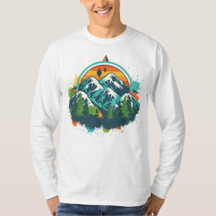 Camiseta Tee de aventuras de brújula retro para amantes de 