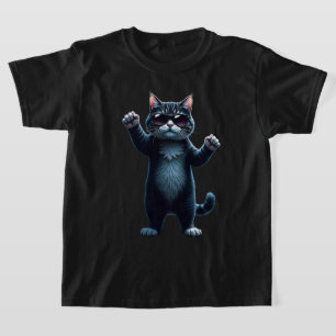 Camiseta Tee de bailarina de rock de Guay Cat   Gracioso re