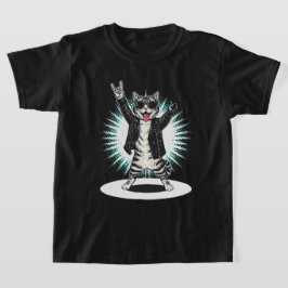 Camiseta Tee de bailarina de rock de Guay Cat | Gracioso re