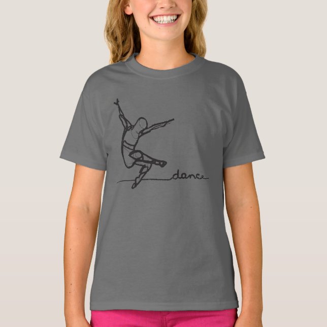 Camiseta Tee de baile moderno (niños) (Anverso)