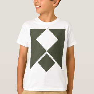 Camiseta Tee de balance de diamantes en Moss Green - Camise