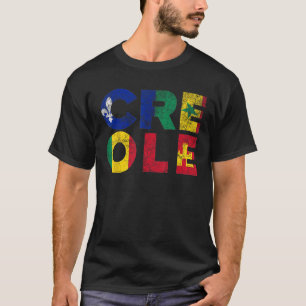 Camiseta Tee de bandera criolla vintage