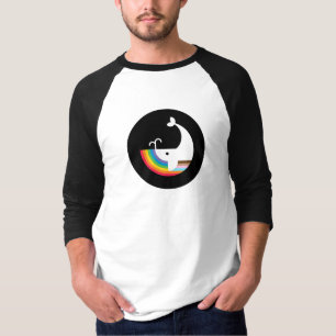 Camiseta Tee de béisbol de ballena cortada por orgullo NB