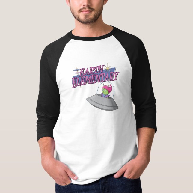 Camiseta Tee de Béisbol Elemental de la Tierra (Anverso)