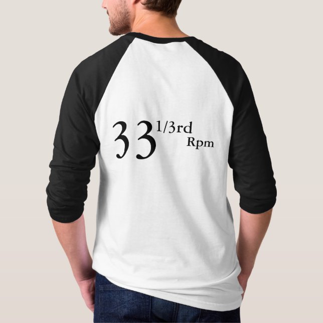 Camiseta Tee de béisbol humorístico compulsivo (Reverso)