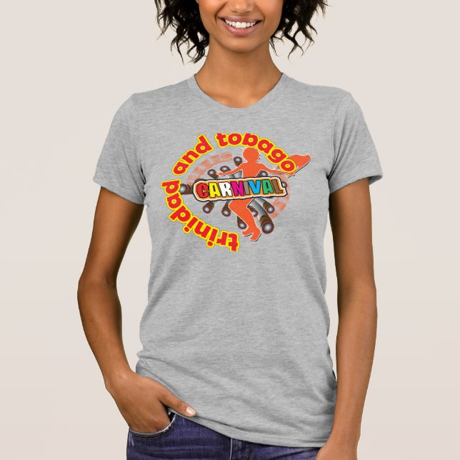 Camiseta Tee de Carnaval de Trinidad y Tobago (Anverso)