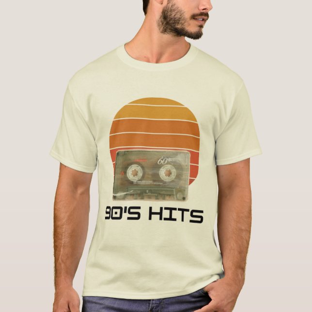 Camiseta Tee de Cassette Retro: Vibes de época desatadas! (Anverso)