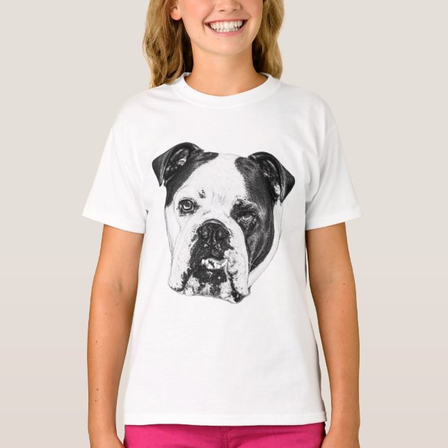 Camiseta Tee de cierre de bulldog (Anverso)