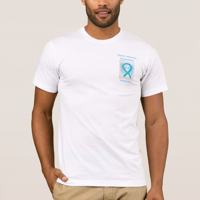 Camiseta Tee de Cinta de Sensibilización sobre Reparaciones (Anverso)